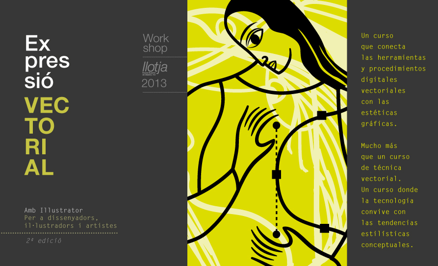 Workshop il·lustració vectorial impartit per Montse Noguera